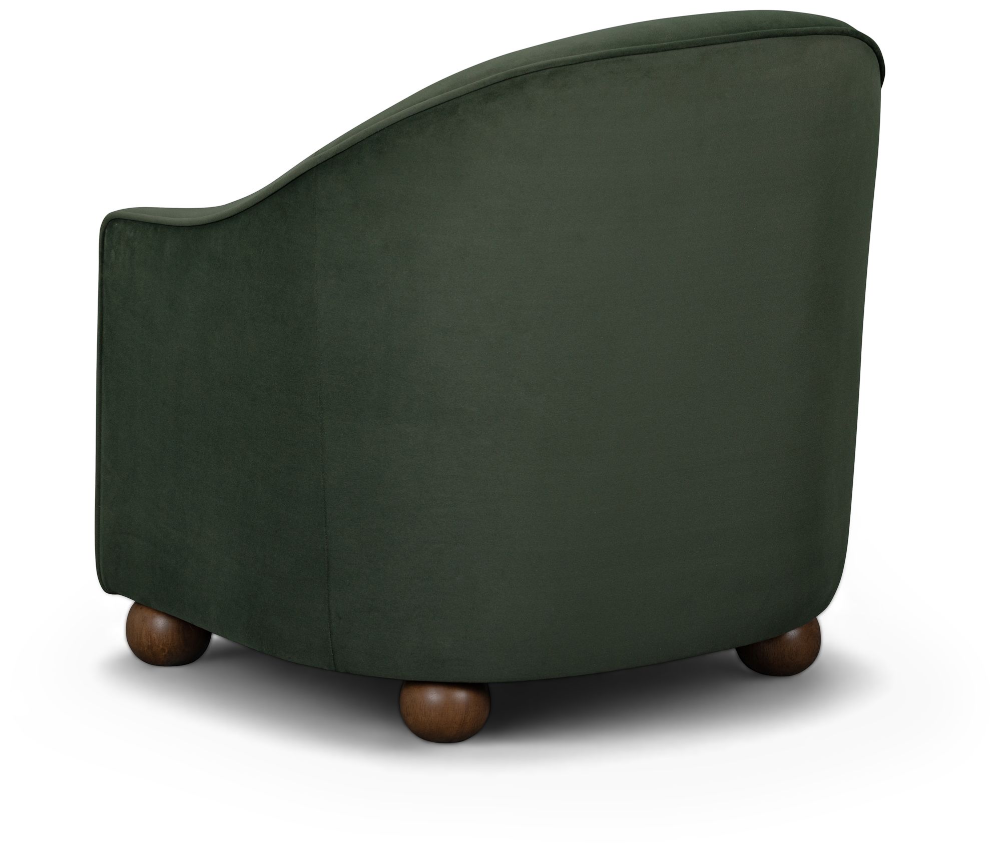 Image 5 Cettie Green Velvet Accent Chair more views