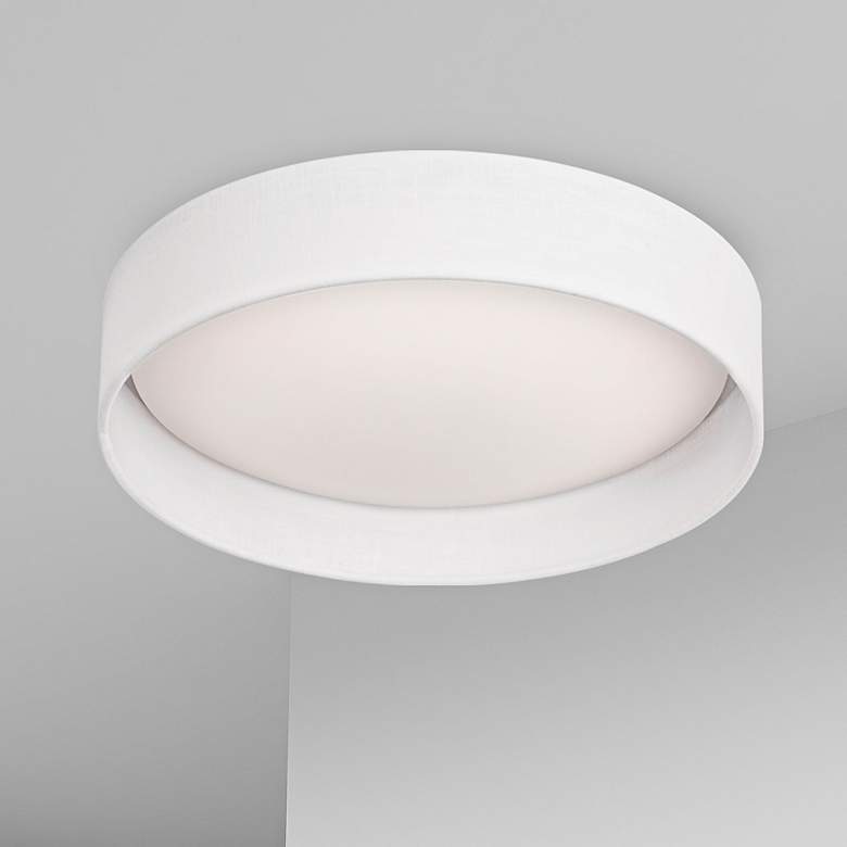 Image 1 CFLD 11" Wide Eggshell LED Ceiling Light