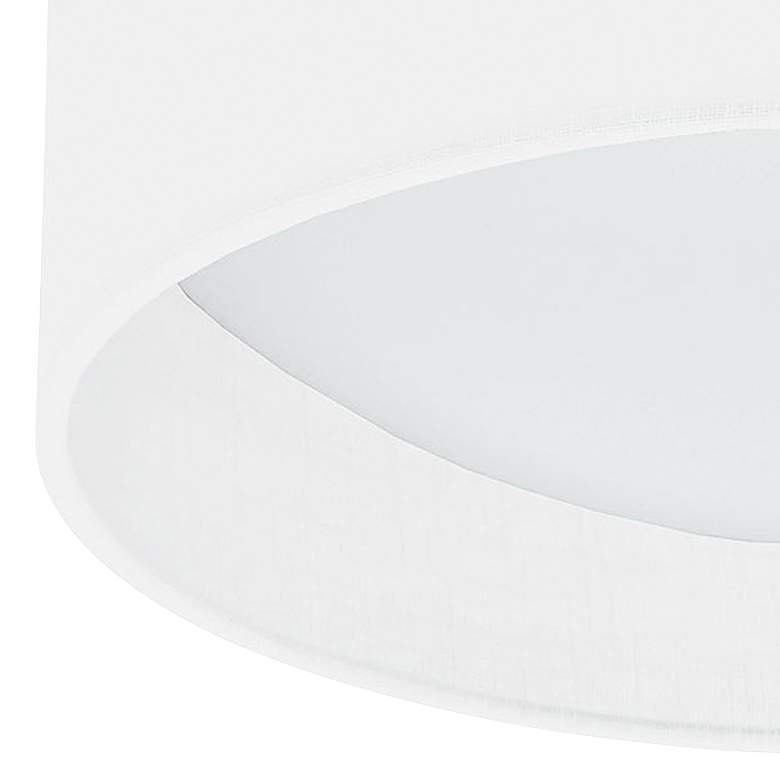 Image 3 CFLD 11" Wide Eggshell LED Ceiling Light more views