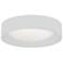 CFLD 11" Wide White Shade LED Flush Mount