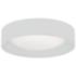 CFLD 11" Wide White Shade LED Flush Mount