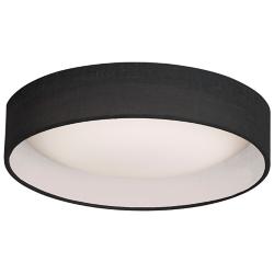 CFLD 15" Wide LED Flush Mount With Black Shade
