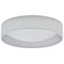 CFLD 15" Wide Micro White Shade LED Flush Mount