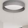 1_CFLD 15" Wide Satin Chrome LED Ceiling Light