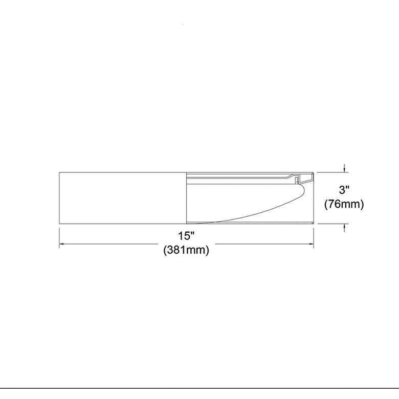 Image 4 CFLD 15" Wide Satin Chrome LED Ceiling Light more views