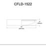 4_CFLD 15" Wide Satin Chrome LED Ceiling Light more views