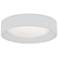 CFLD 15" Wide White Shade LED Flush Mount