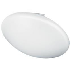CFLED 11&quot; Wide White Shade Ceiling Flush Mount