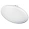 CFLED 11" Wide White Shade Ceiling Flush Mount