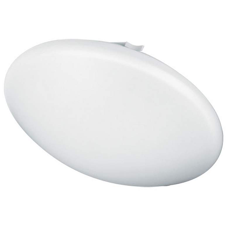 Image 1 CFLED 11 inch Wide White Shade Ceiling Flush Mount
