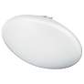 CFLED 11" Wide White Shade Ceiling Flush Mount