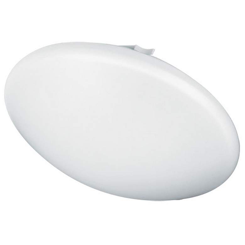 Image 1 CFLED 11" Wide White Shade Ceiling Flush Mount