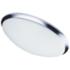 CFLED 15" Wide Polished Chrome Trim Ceiling Flush Mount