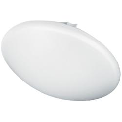 CFLED 16&quot; Wide White Shade Ceiling Flush Mount