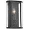 Chace 12" High Forged Iron Outdoor Wall Light