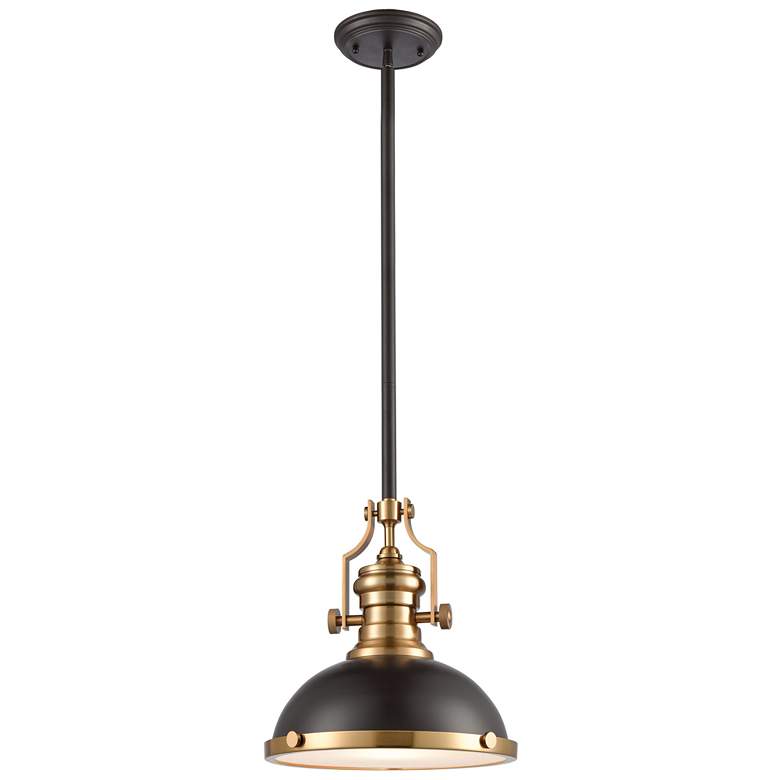 Image 1 Chadwick 13" Wide 1-Light Pendant - Oil Rubbed Bronze