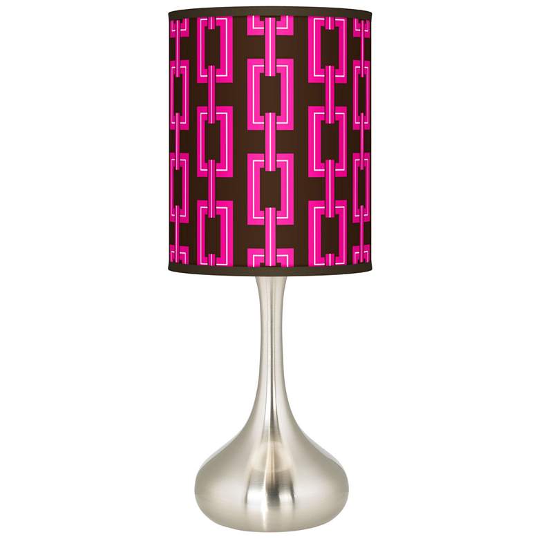 Image 1 Chain Links Giclee Droplet Table Lamp