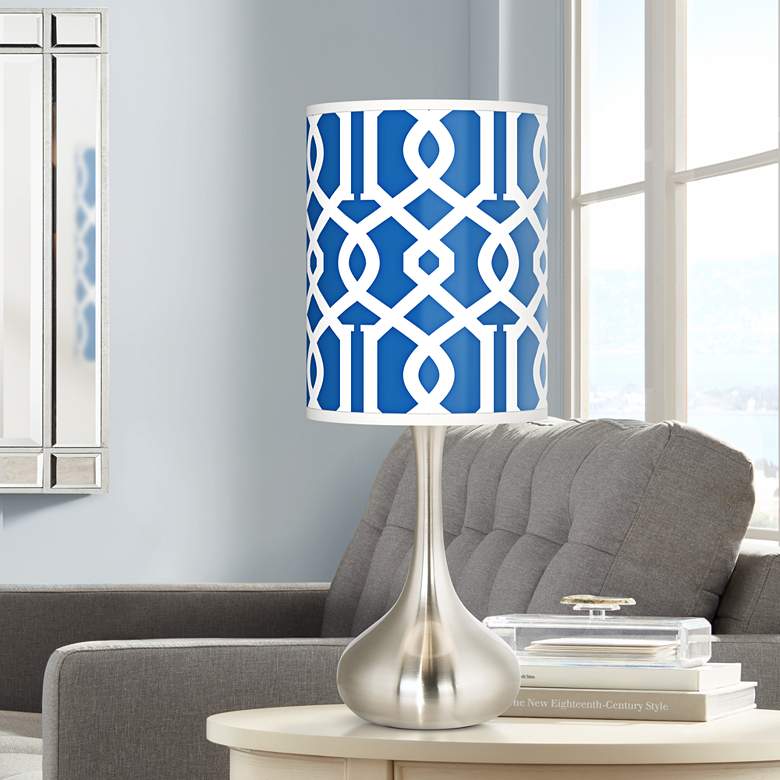 Image 1 Chain Reaction Giclee Droplet Table Lamp
