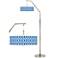 Chain Reaction Giclee Shade Arc Floor Lamp