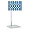 Chain Reaction Glass Inset Table Lamp