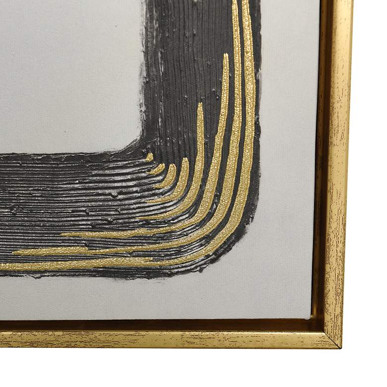 Image 6 Chain Reaction - Printed Canvas Framed with Foil Accents Wall Art more views