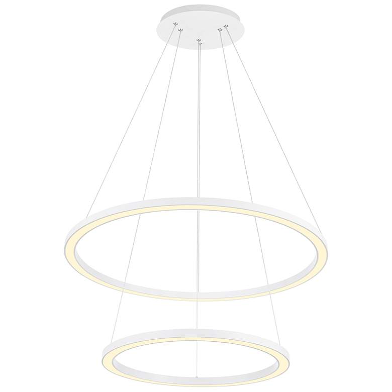 Image 1 Chalice LED Chandelier With White Finish