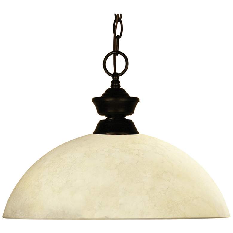 Image 1 Challenger/Riviera Bronze by Z-Lite Bronze 1 Light Pendant