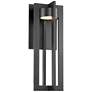 Chamber 20.06"H x 7"W 1-Light Outdoor Wall Light in Black