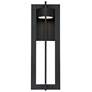Chamber 25"H x 8.5"W 1-Light Outdoor Wall Light in Black
