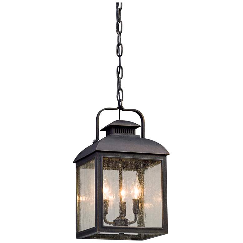 Image 1 Chamberlain 17 3/4"H Vintage Bronze Outdoor Hanging Light