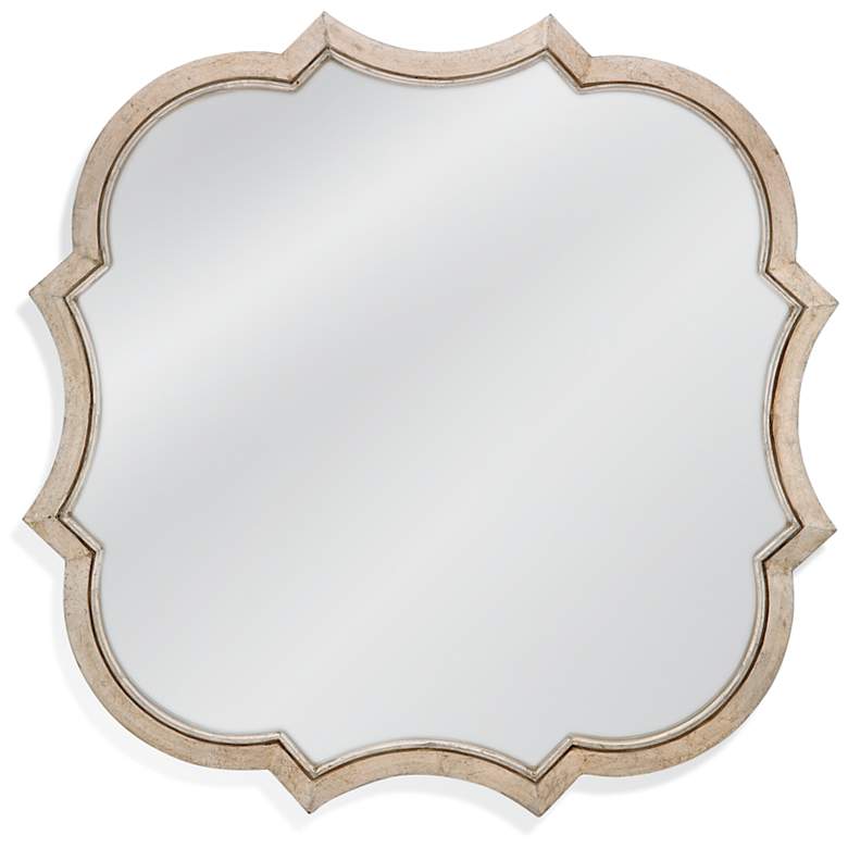 Image 1 Chamberr Antique Silver 42" Oversized Wall Mirror