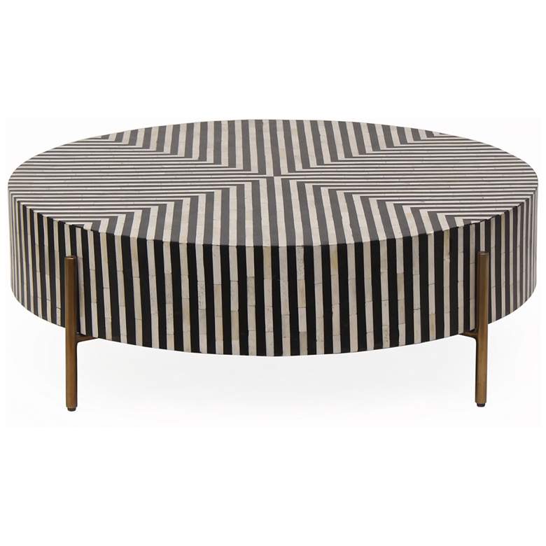Image 1 Chameau Small Coffee Table Black and White