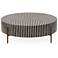 Chameau Small Coffee Table Black and White