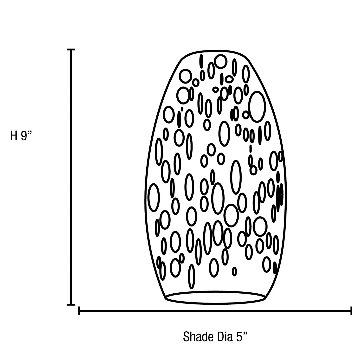 Image 2 Champagne 5" Wide Oil Rubbed Bronze Cord Hung Pendant w/ Inca Glass Sh more views