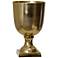 Champagne - Cast Aluminum Large Planter - 18In Ht. X 10In W. X 10In D.