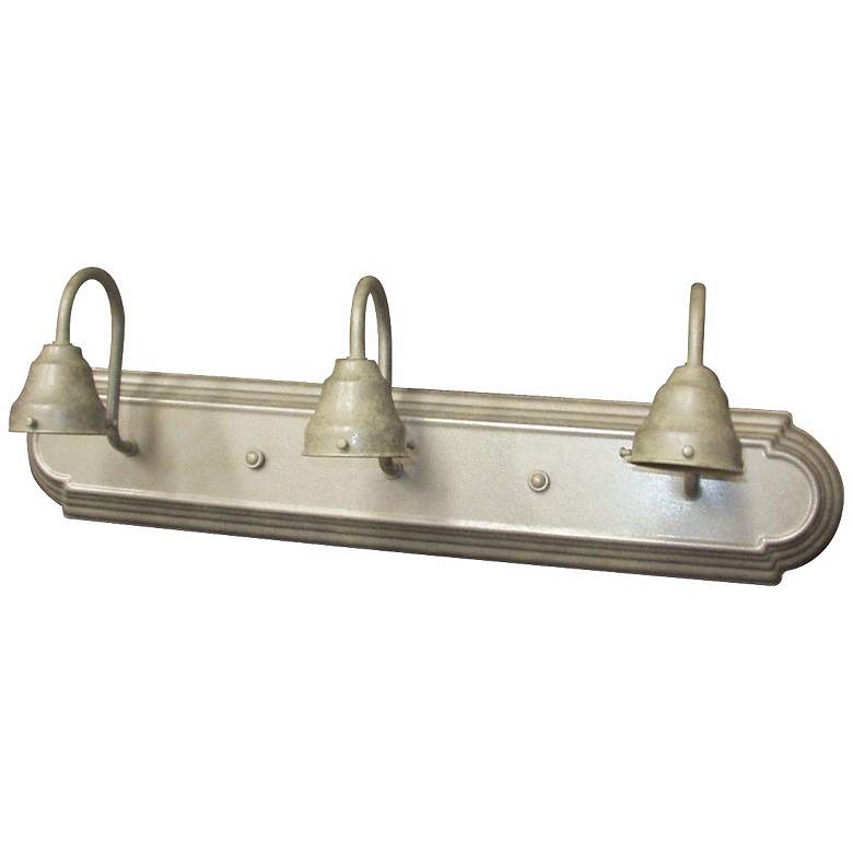Image 1 Champagne Finish 4 5/8 inch High 24 inch Wide Bathroom Light