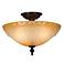 Champagne Glass 15 3/4" Wide Ceiling Light