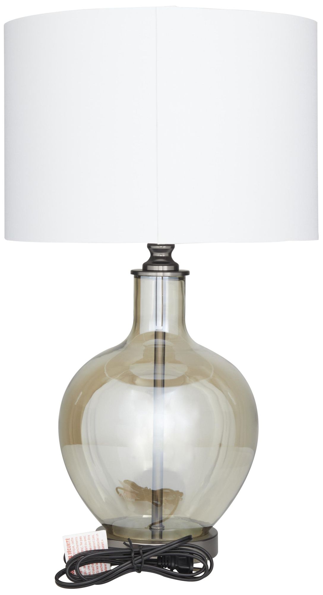 Image 5 Champagne Glass Traditional Table Lamp, 17" x 17" x 27" more views