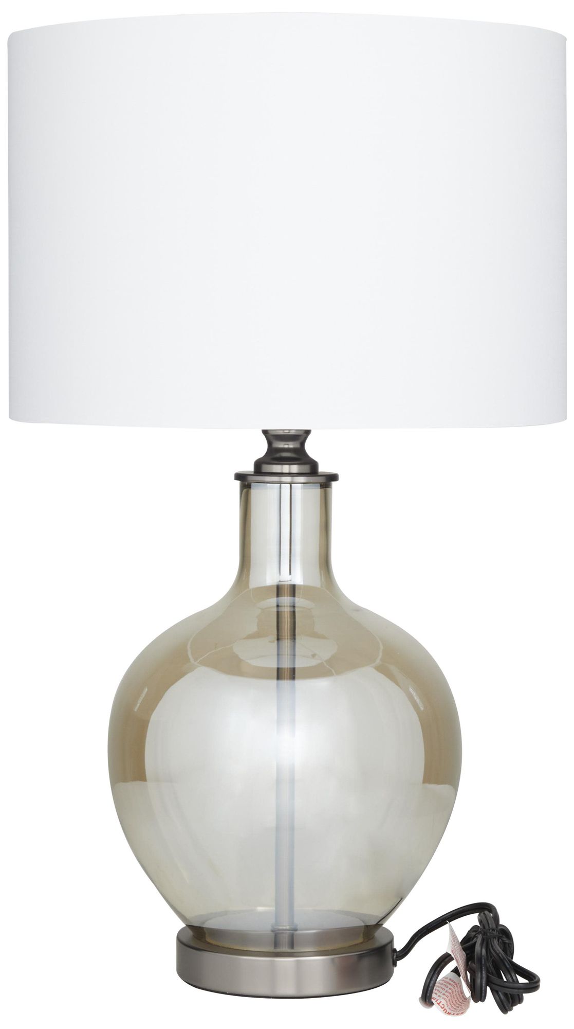 Image 6 Champagne Glass Traditional Table Lamp, 17" x 17" x 27" more views