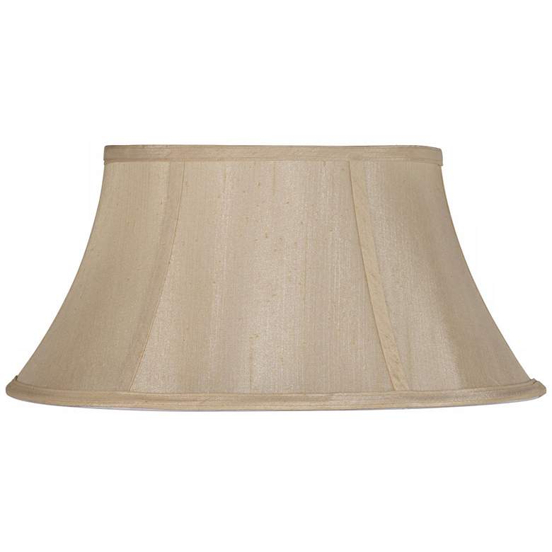 Image 1 Champagne Modified Drum Lamp Shade 11x18x9.75 (Spider)