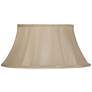 Champagne Modified Drum Lamp Shade 11x18x9.75 (Spider)