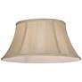 Champagne Modified Drum Lamp Shade 11x18x9.75 (Spider)