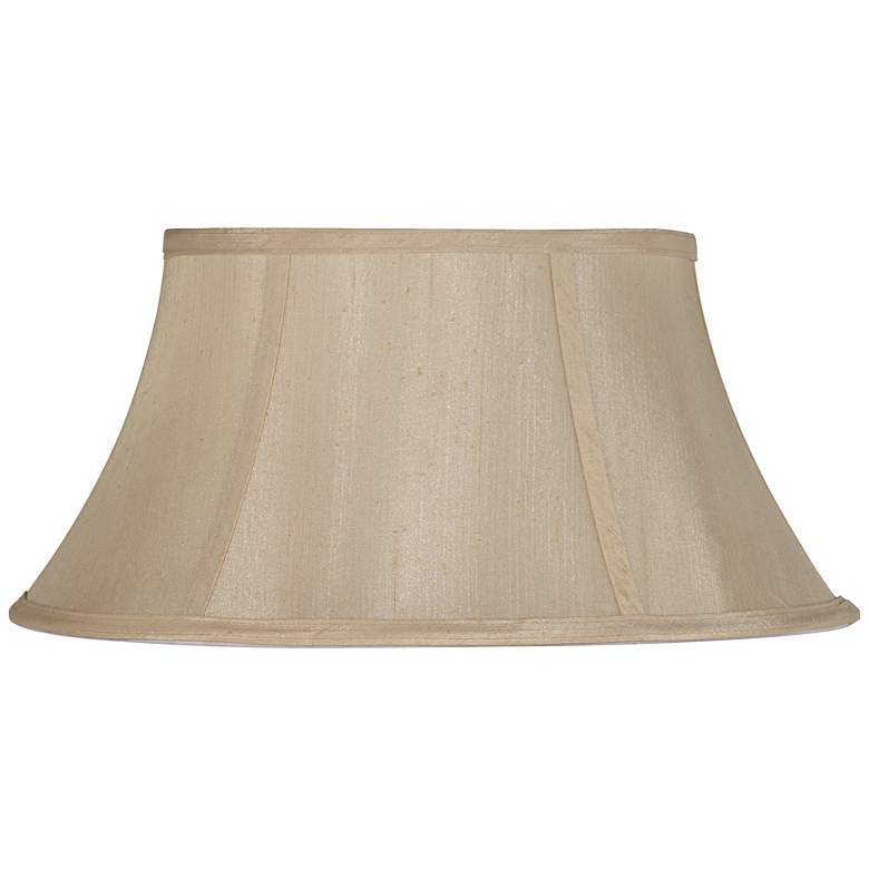 Image 1 Champagne Modified Drum Lamp Shade 9x14x8.5 (Spider)