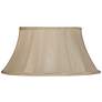 Champagne Modified Drum Lamp Shade 9x14x8.5 (Spider)