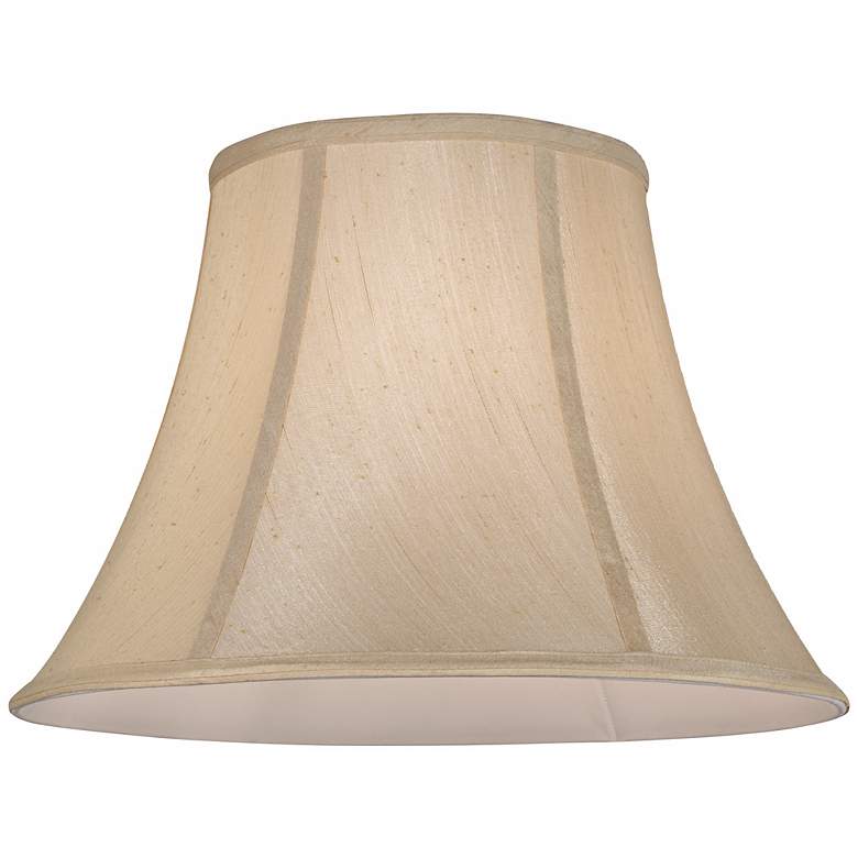 Image 1 Champagne Softback Bell Lamp Shade 8.5x16x11.5 (Spider)