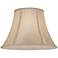 Champagne Softback Bell Lamp Shade 8.5x16x11.5 (Spider)