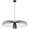 Champerico 38.7" Wide Black Chandelier With Black Shade