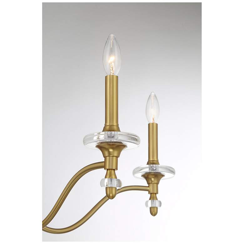 Image 7 Champlain 5-Light Chandelier in Warm Brass more views