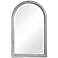 Champlain Aged Gray 26" x 40 1/4" Arch Top Wall Mirror