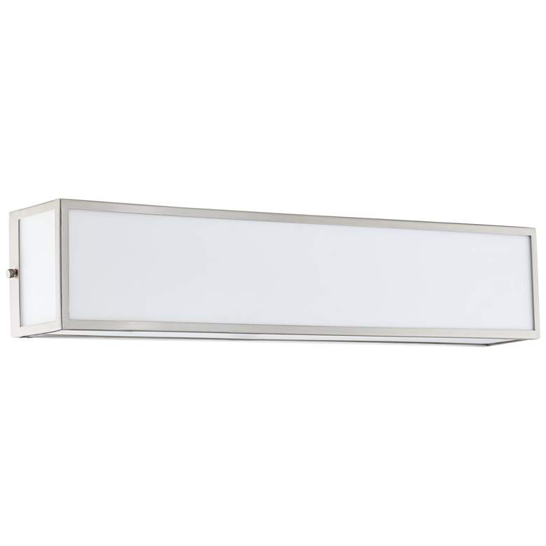 Image 1 Chance 24 3/4 inch Wide Frosted White Acrylic LED Bath Light